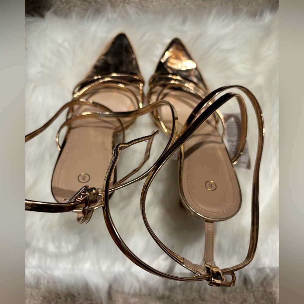 4” heeled sandals